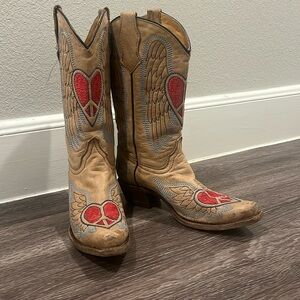 Corral big kids cowgirl boots